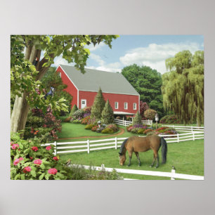 Poster "Feuilles du vert" Alan Giana