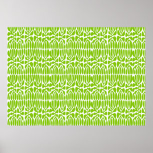 Poster Feuilles verts, Homage Matisse