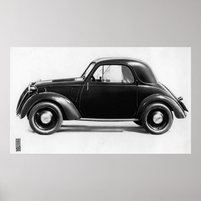 Poster Fiat 500 Topolino (Devant)