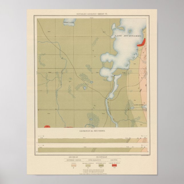 Poster Fiche géologique détaillée VI (Devant)