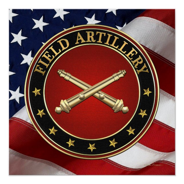 Poster Field Artillery Branch Insignia Special Edition (Devant)