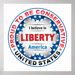 Poster Fier conservateur