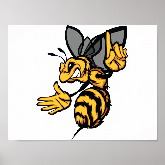 Poster Fierce Bee (Devant)