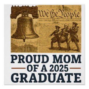Poster Fière maman de la promotion 2025 d'Histoire USA Gl