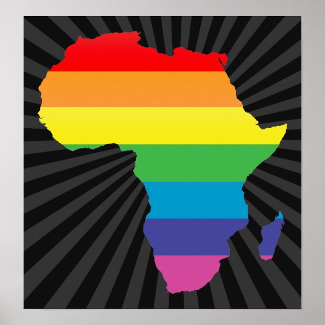 Poster fierté africaine. (Devant)