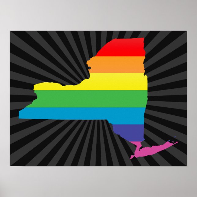 Poster fierté de new york. (Devant)