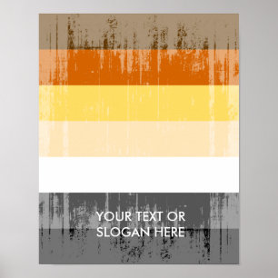 Poster Fierté d'ours vintage