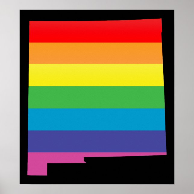 Poster fierté du nouveau-mexique. (Devant)