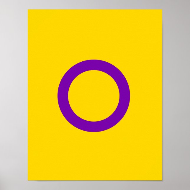 POSTER FIERTE INTERSEXUÉE (Devant)