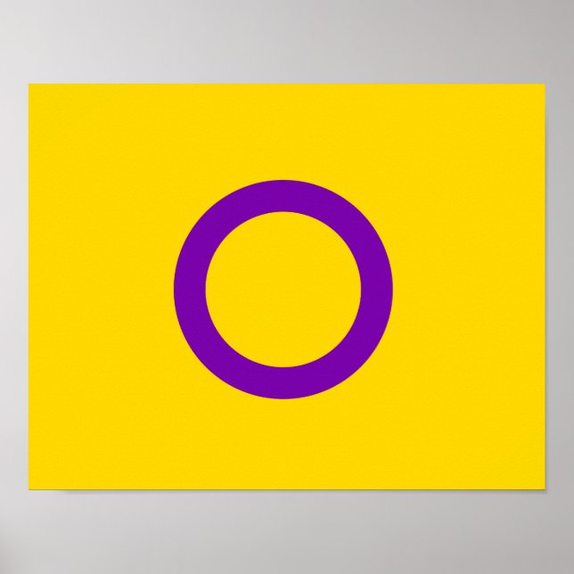 POSTER FIERTE INTERSEXUÉE (Devant)