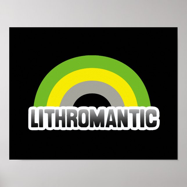 Poster Fierté lithromantique (Devant)
