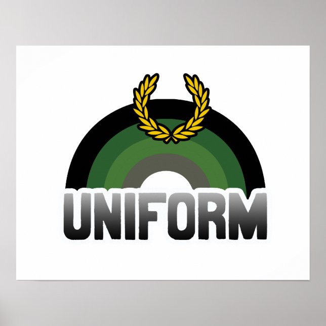 Poster Fierté uniforme (Devant)