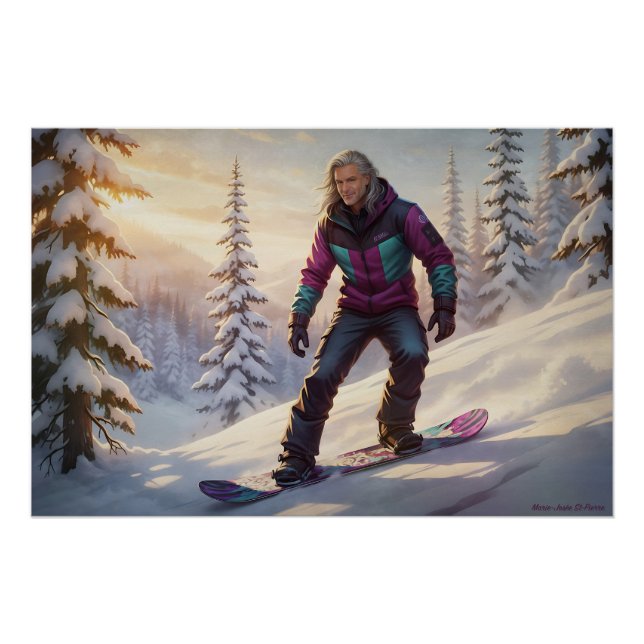 Poster Fièvre de snowboard (Devant)