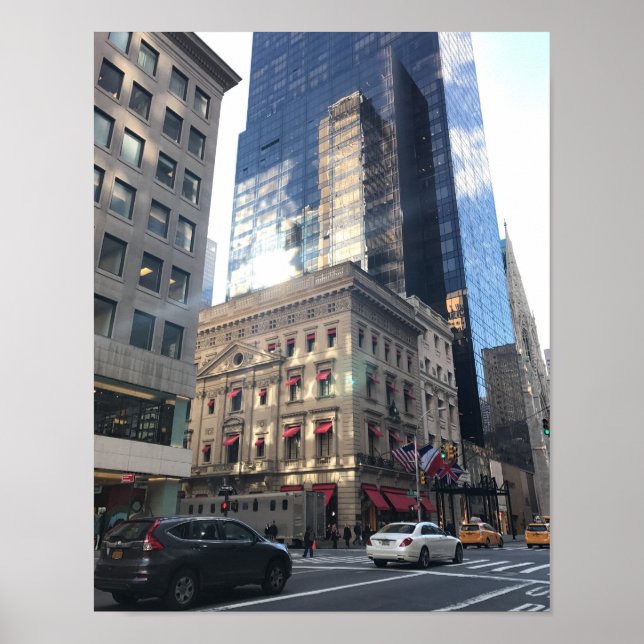 Poster Fifth Avenue New York City New York (Devant)