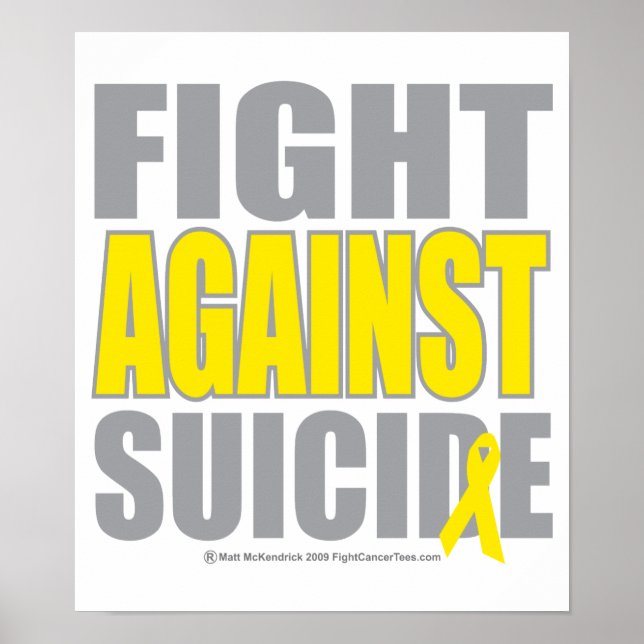 Poster Fight Against Suicide (Devant)