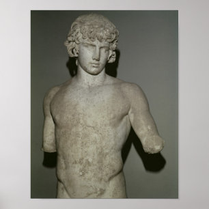 Poster Figure de Antinous, après 130 après J.C.