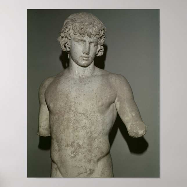 Poster Figure de Antinous, après 130 après J.C. (Devant)