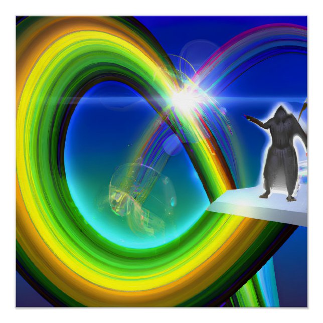 Poster Figure de mystère au Stargate interdimensionnel (Devant)