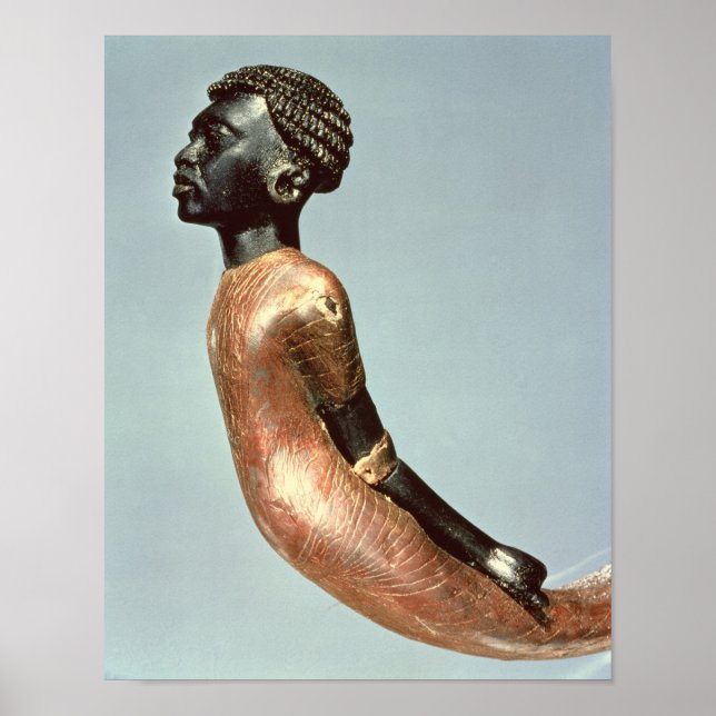 Poster Figure d'un Africain de la fin de (Devant)
