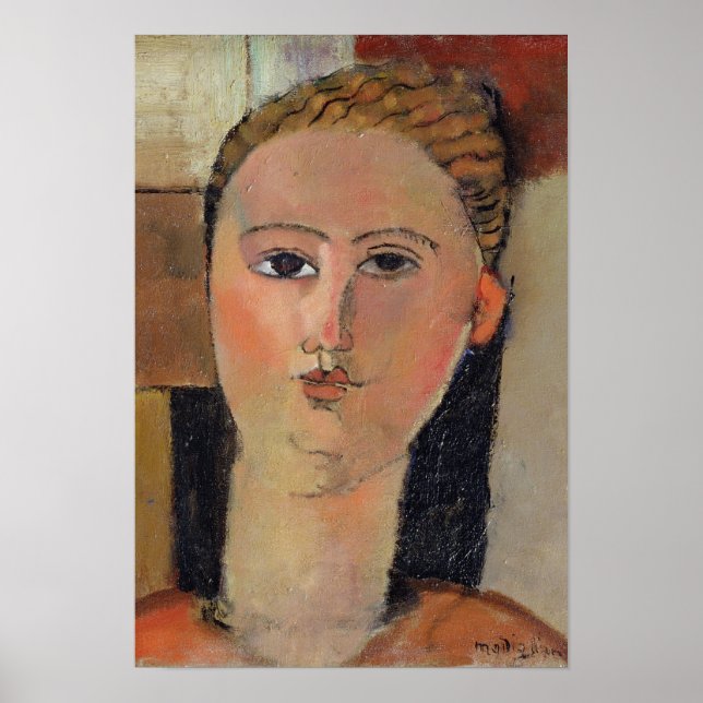 Poster Fille aux cheveux rouges, 1915 (Devant)