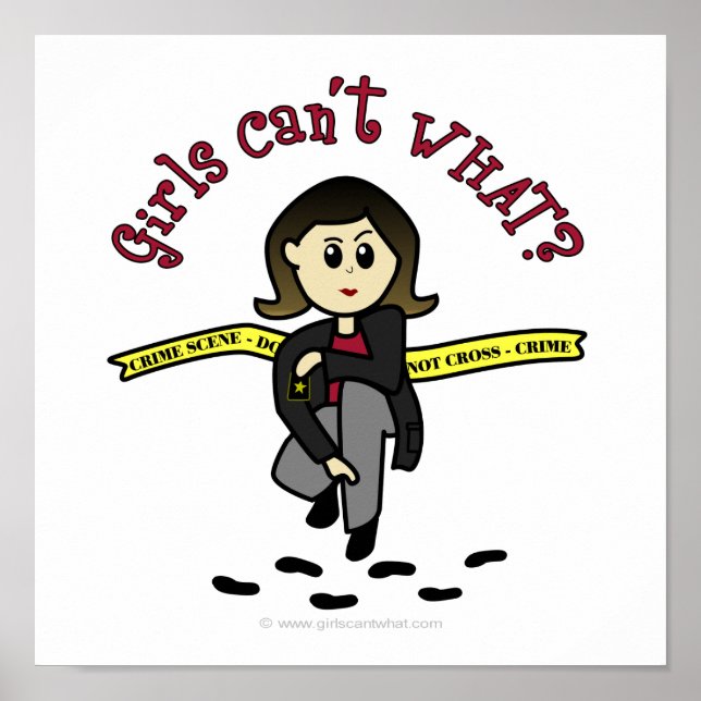 Poster Fille CSI Light (Devant)