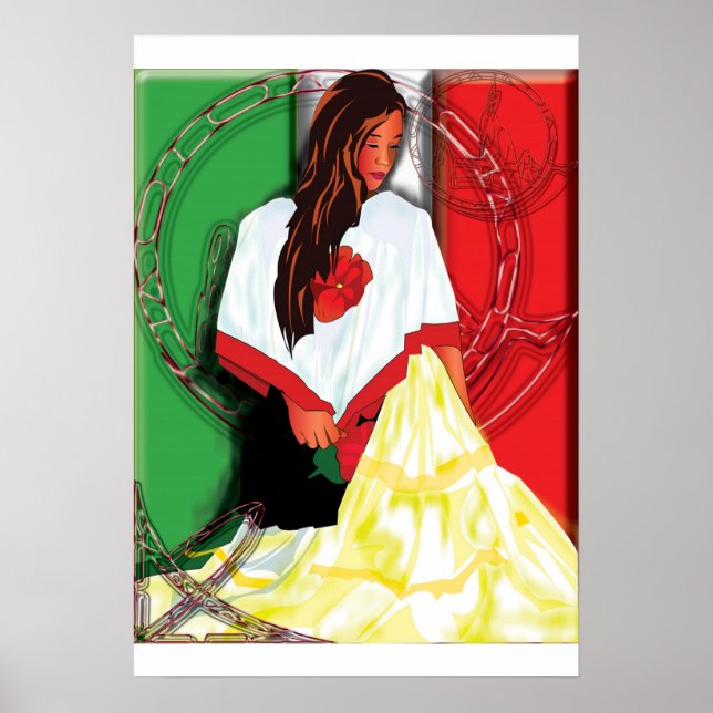 Poster fille de culture (Devant)