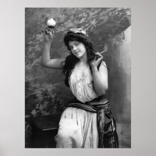 Poster Fille de la fête, 1902