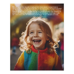 Poster Fille du bonheur