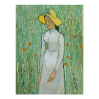 Fille en blanc par Vincent van Gogh