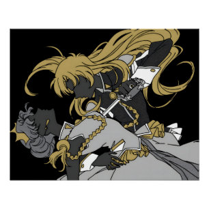 Poster Fille révolutionnaire Utena   Anthy et Utena