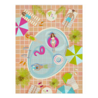 Filles en bikini et garçons jouant à un jeu de pis