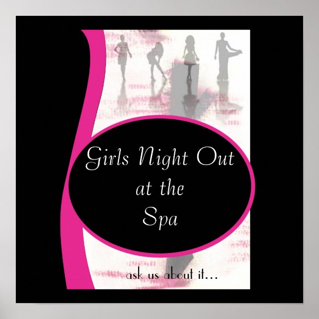 Poster Filles Night Out, Filles Night Outat theSpa, deman (Devant)