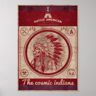 Poster film d'affiche "indiens"