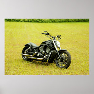 Poster Fils de pousse de moto d'anarchie !