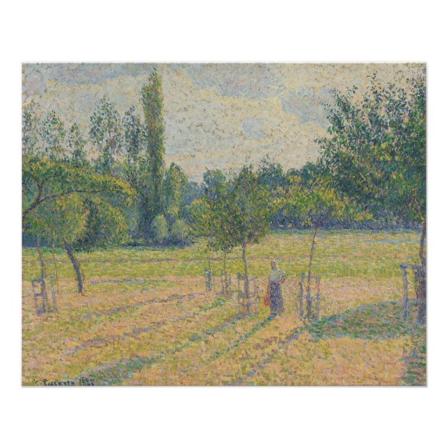 Poster "Fin d'après-midi dans notre prairie" - Camille Pi (Devant)