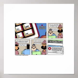 Poster Fin de l'affiche Internet !