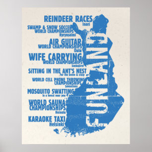 Poster Finlande Funland List 2 Colossal Poster/Imprimer