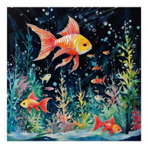 Poster Fish Dreamland, perfection aquarium,
