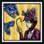 Poster Fishhook - Pop Goth Nightmare Surreal Art<br><div class="desc">Fishhook (l'un des 6 designs) de la série 2022 "Pop Goth Nightmare" de l'artiste américain Dean A. Kendrick. Poster brillant de 20 po x 20 po. Le poisson-tigre bleu virtuel est des nageurs d'air et peut être essayé. Gardez un hameçon à portée de main. Un hybride d'art gothique/pop dessiné à...</div>