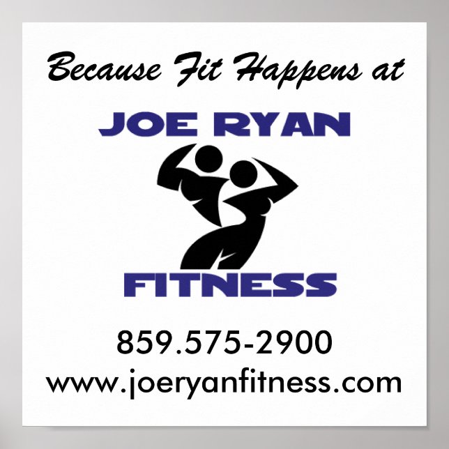 Poster Fit Happens (Devant)