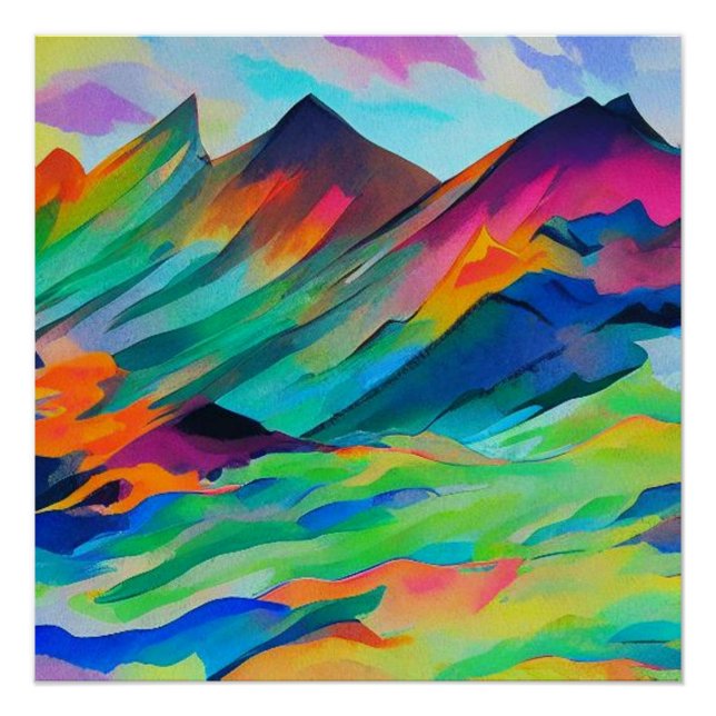Poster Fjellandskap 9 (Devant)