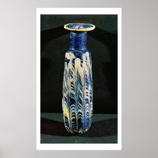 Poster Flacon de verre à âme de sable (alabastron) de Ph (Devant)