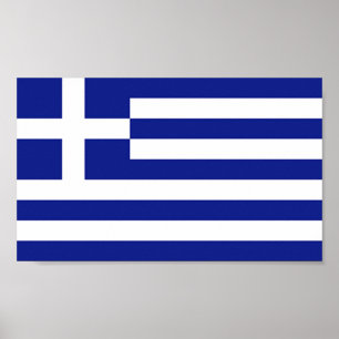 Poster Flag of Greece