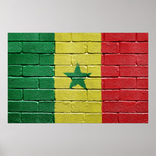 Poster Flag of Senegal