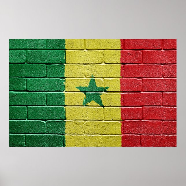 Poster Flag of Senegal (Devant)