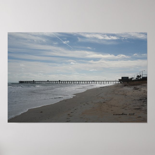 Poster Flagler Beach, FL (Devant)