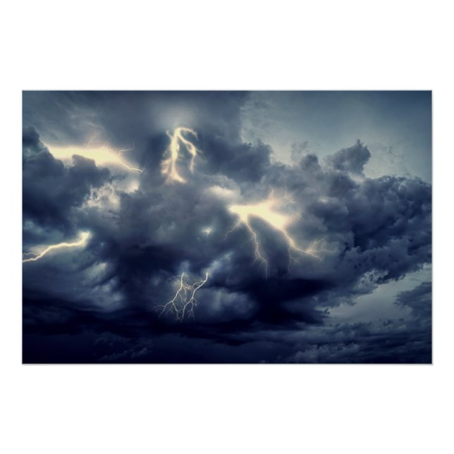 Poster Flambeaux pendant l'orage (Devant)