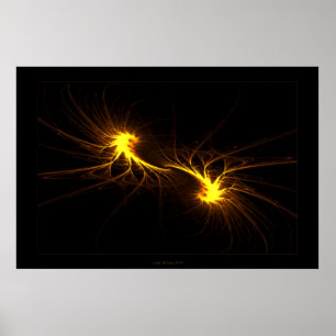 Poster Flames jumelles