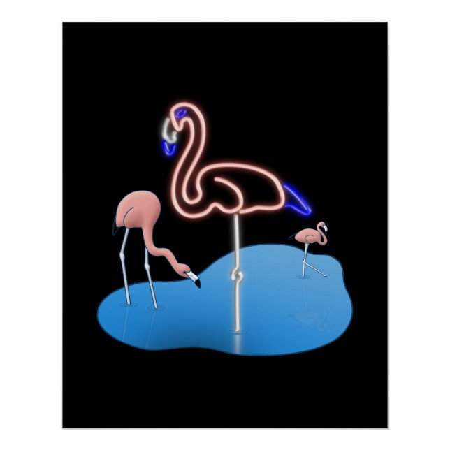 Poster Flaminglow - (Devant)