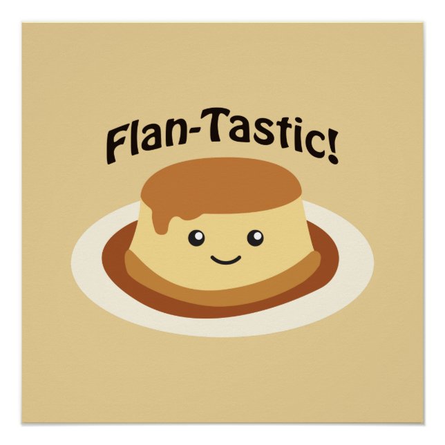 Poster Flantastique ! Flan mignon (Devant)